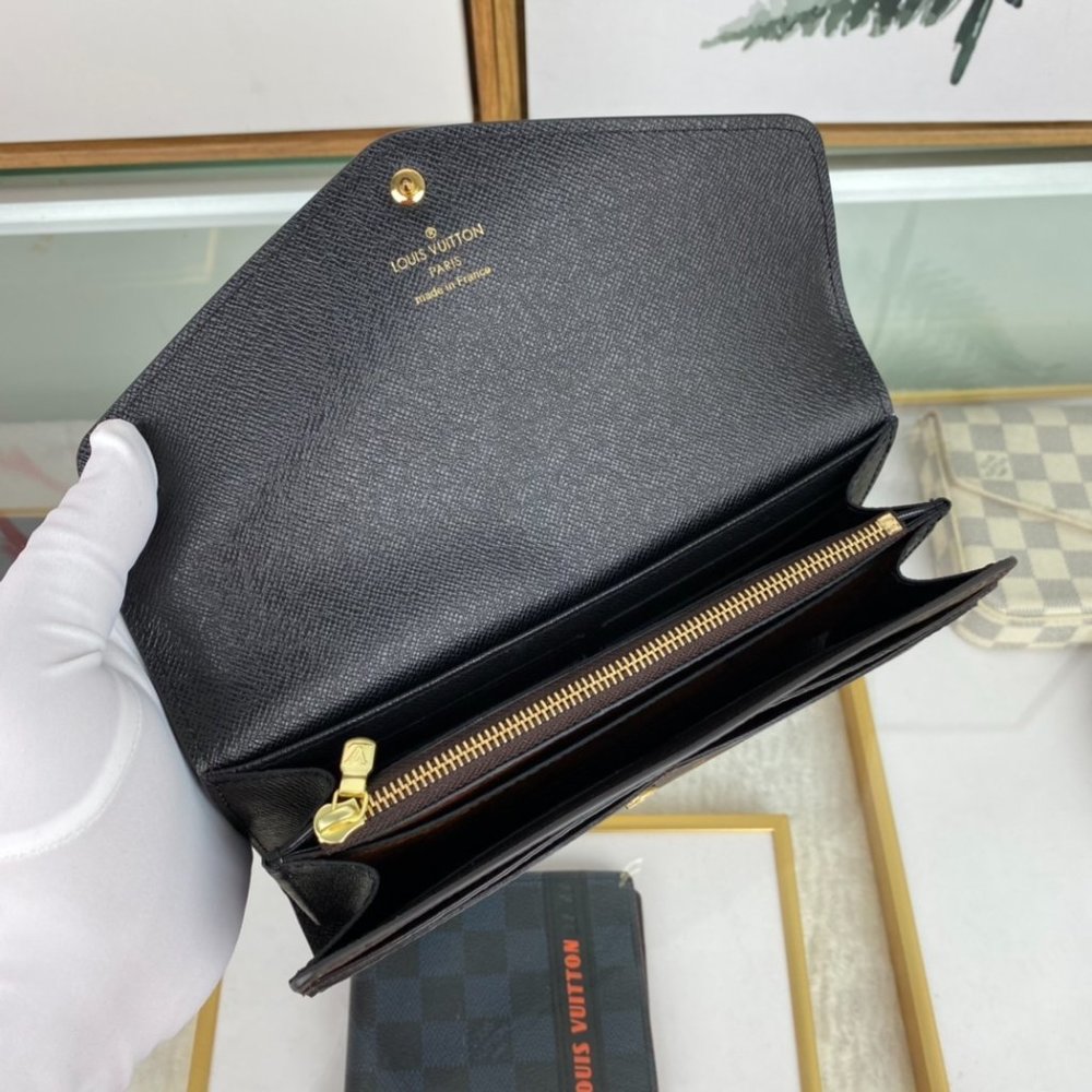 ✅Louis Vuitton Sarah Wallet Monogram Reverse - Picture 7 of 9